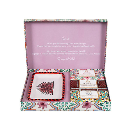 Casa Amalfi Pink Maiolica Gift Box